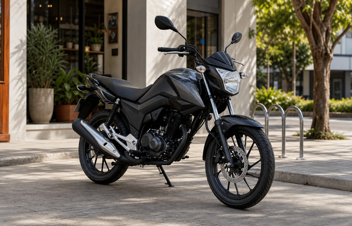 Moto com rastreador instalado